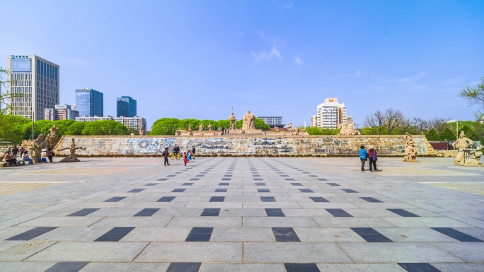 A scenic view of Beijing Haidian Yuandadu Chengqiang Yizhi
