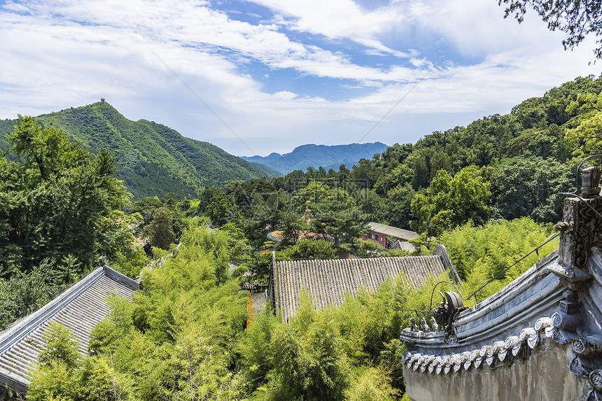 A scenic view of Beijing Mentougou Tanzhe Si