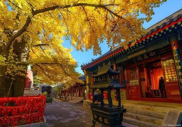 A scenic view of Beijing Mentougou Tanzhe Si