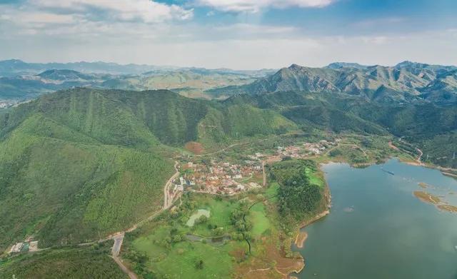 A scenic view of Beijing Pinggu Shangzhai Yizhi