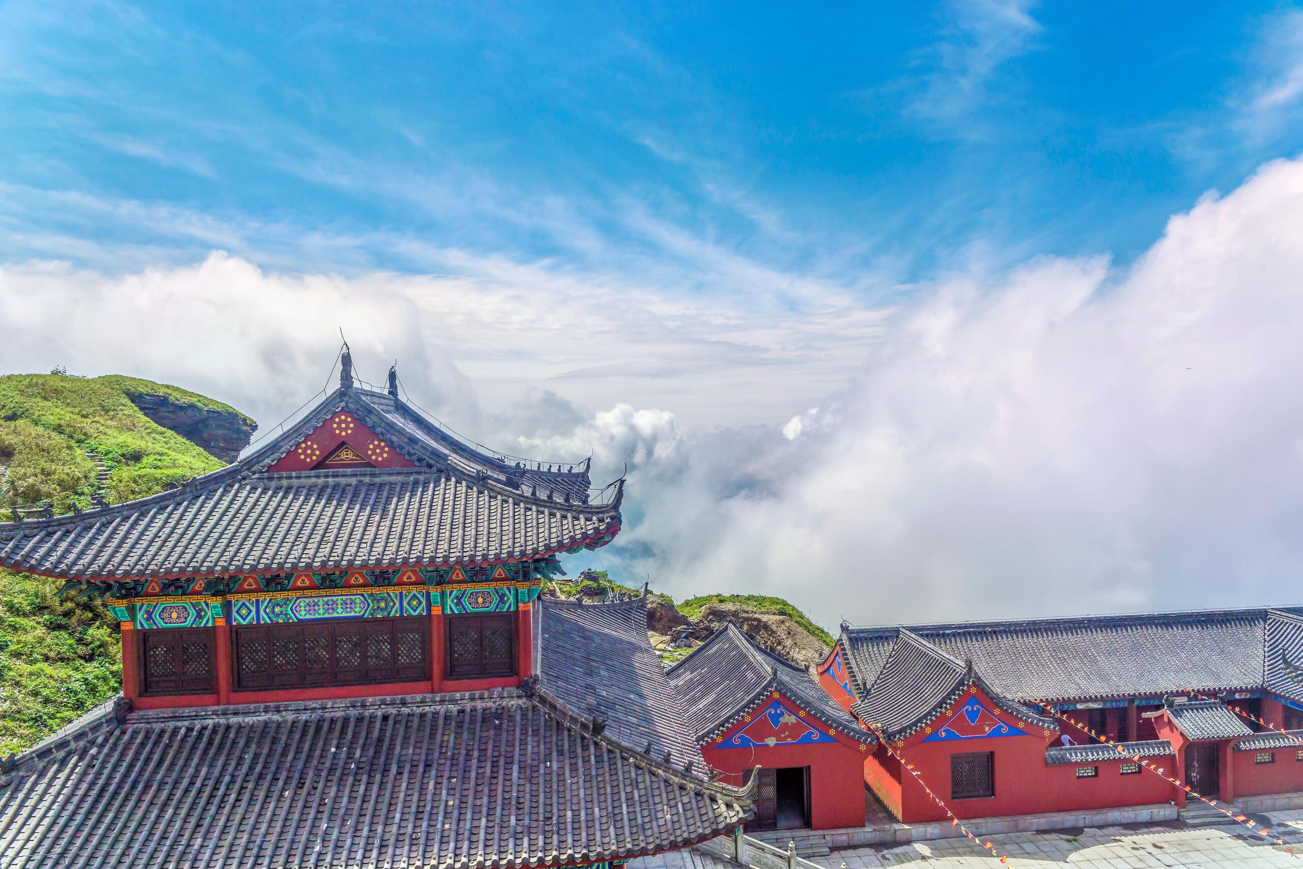A scenic view of Beijing Shijingshan Chengensi