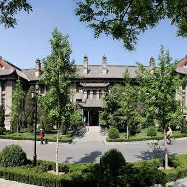 A scenic view of Beijing Tongzhou Jindai Xuexiao Jianzhuqun