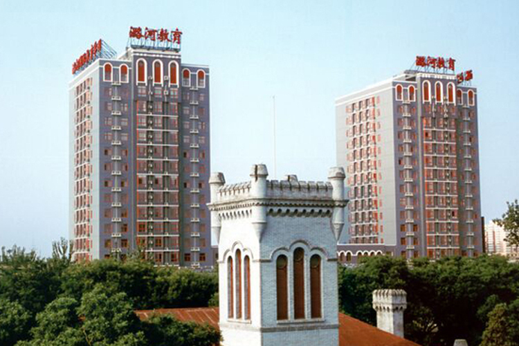 A scenic view of Beijing Tongzhou Jindai Xuexiao Jianzhuqun