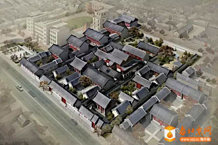 A scenic view of Beijing Xicheng Anhui Huiguan