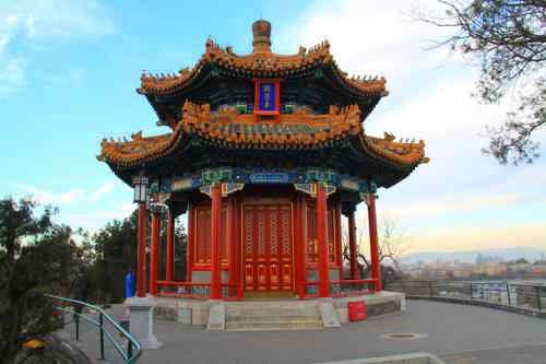 A scenic view of Beijing Xicheng Baiyunguan