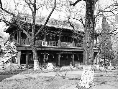 A scenic view of Beijing Xicheng Changchunsi