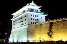 A scenic view of Beijing Xicheng Deshengmen Jianlou