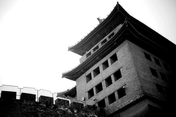 A scenic view of Beijing Xicheng Deshengmen Jianlou