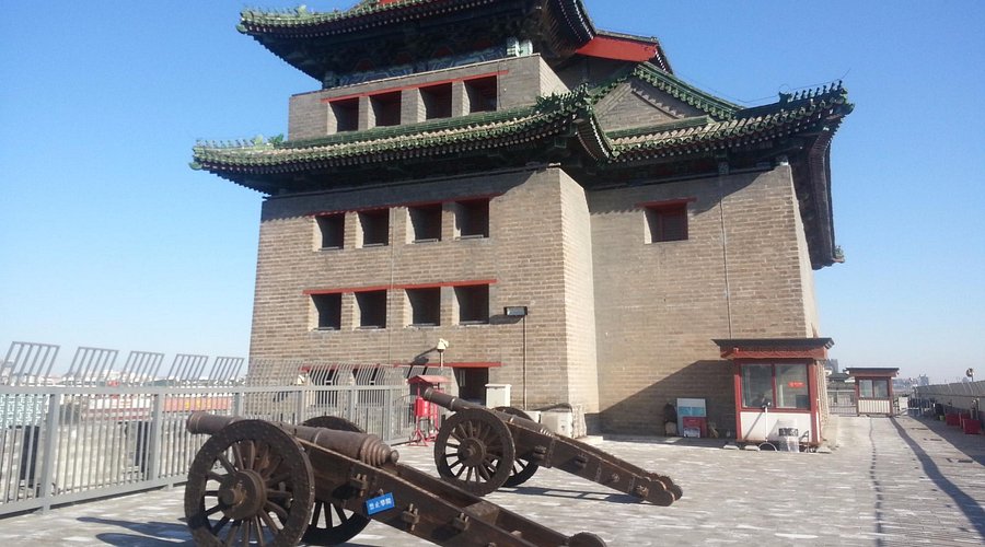 A scenic view of Beijing Xicheng Deshengmen Jianlou