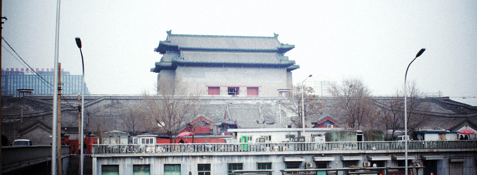 A scenic view of Beijing Xicheng Deshengmen Jianlou