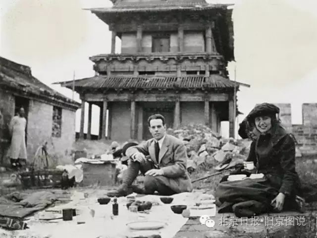 A scenic view of Beijing Xicheng Deshengmen Jianlou