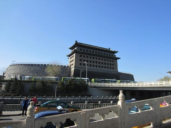 A scenic view of Beijing Xicheng Deshengmen Jianlou
