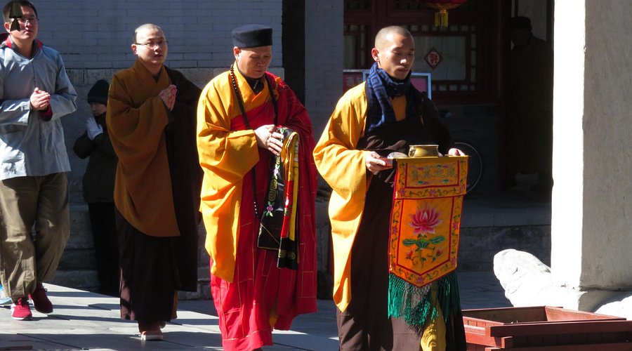 A scenic view of Beijing Xicheng Guanyuemiao