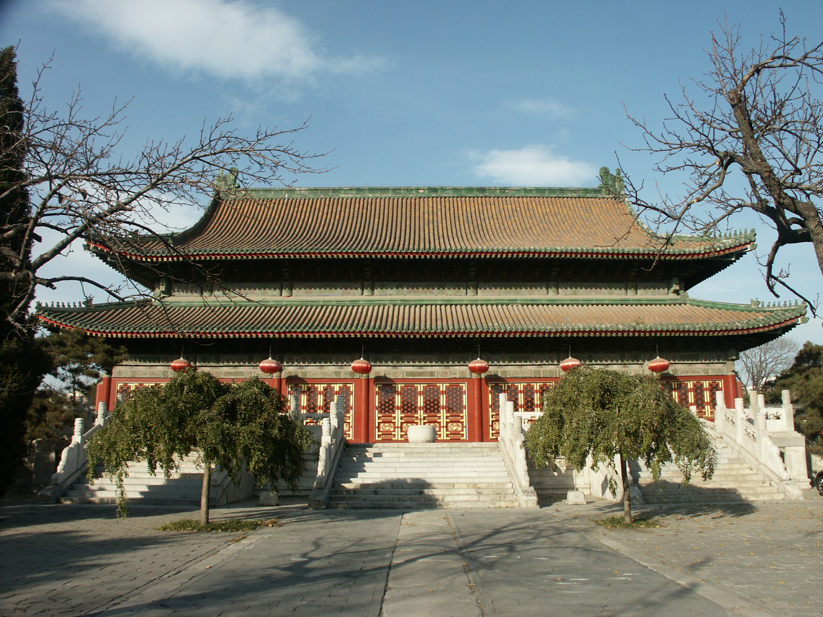 A scenic view of Beijing Xicheng Guanyuemiao