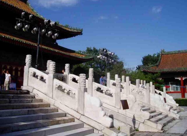 A scenic view of Beijing Xicheng Guanyuemiao