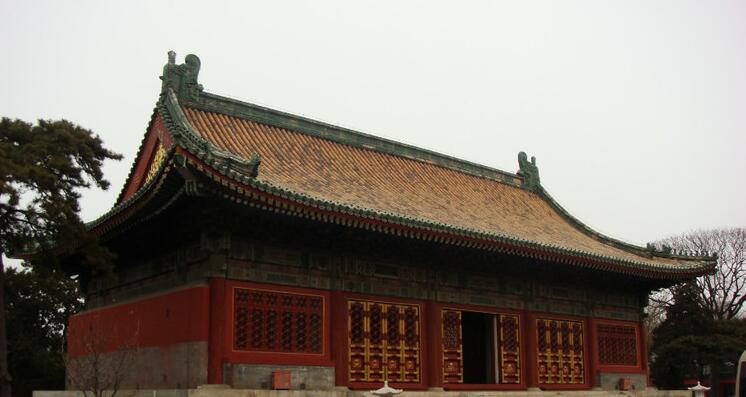 A scenic view of Beijing Xicheng Guanyuemiao