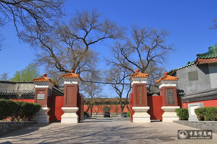 A scenic view of Beijing Xicheng Guanyuemiao