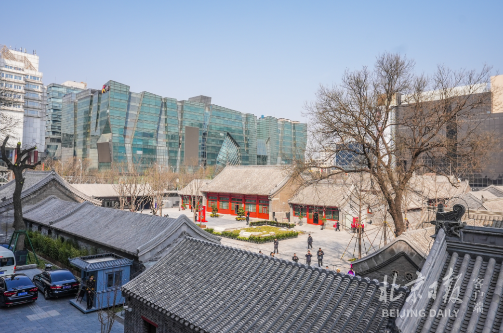 A scenic view of Beijing Xicheng Guoli Mengzang Xuexiao Jiuzhi