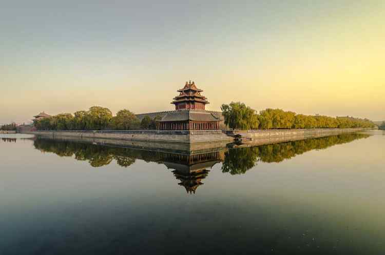 A scenic view of Beijing Xicheng Jingshan