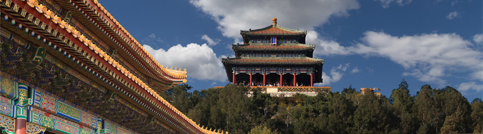 A scenic view of Beijing Xicheng Jingshan