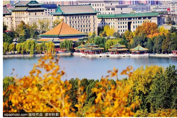 A scenic view of Beijing Xicheng Jingshan