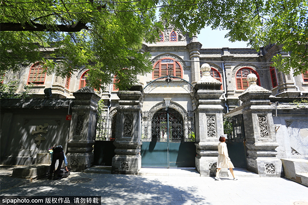 A scenic view of Beijing Xicheng Jingshi Nvzi Shifan Xuetang Jiuzhi