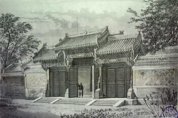 A scenic view of Beijing Xicheng Keqin Junwangfu
