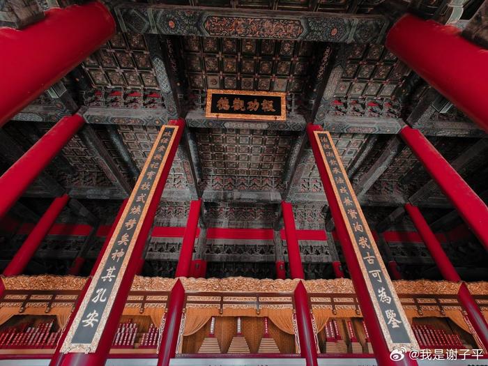 A scenic view of Beijing Xicheng Lidai Diwangmiao