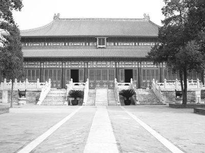 A scenic view of Beijing Xicheng Lidai Diwangmiao
