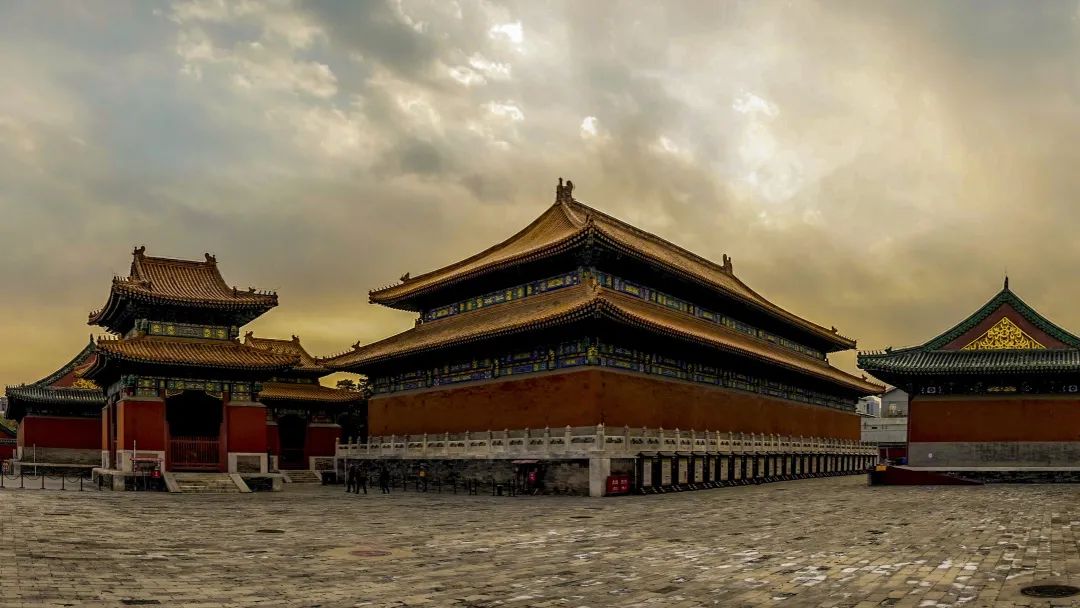 A scenic view of Beijing Xicheng Lidai Diwangmiao