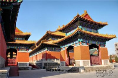 A scenic view of Beijing Xicheng Lidai Diwangmiao