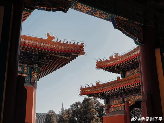 A scenic view of Beijing Xicheng Lidai Diwangmiao