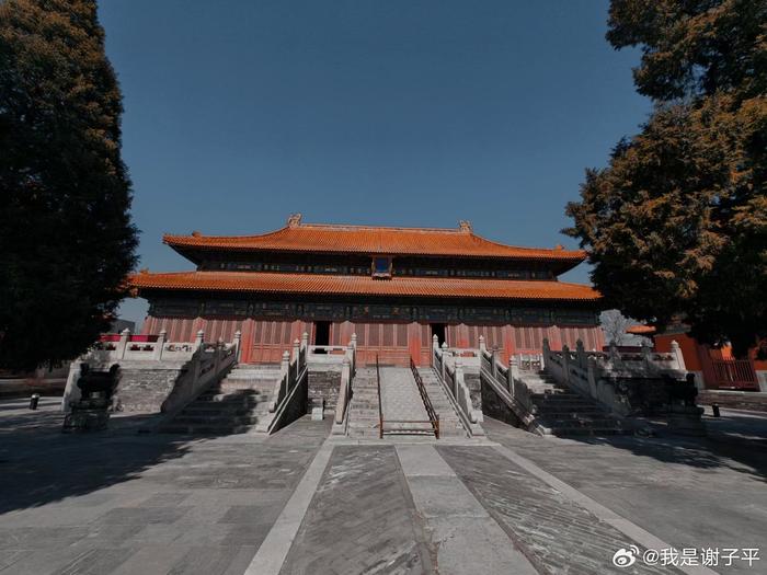 A scenic view of Beijing Xicheng Lidai Diwangmiao