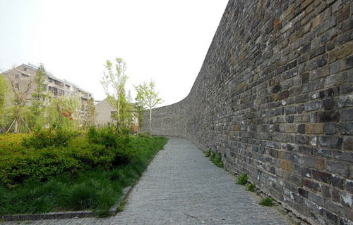 A scenic view of Beijing Xicheng Ming Beijingcheng Chengqiang Yicun