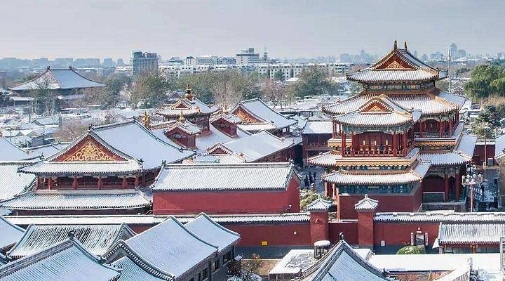 A scenic view of Beijing Xicheng Niujie Libaisi
