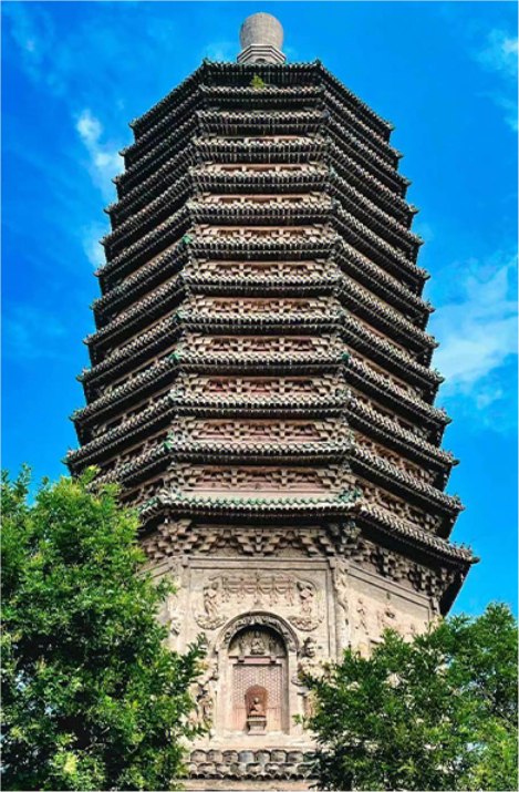 A scenic view of Beijing Xicheng Tianningsi Ta