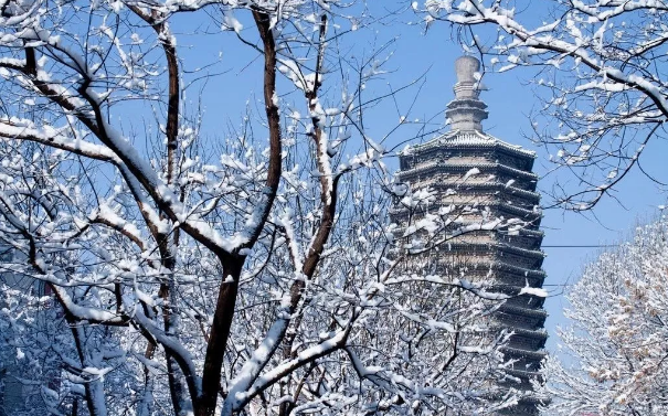 A scenic view of Beijing Xicheng Tianningsi Ta