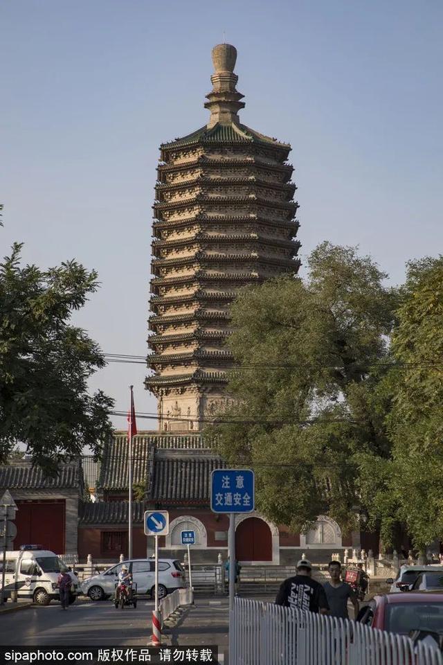 A scenic view of Beijing Xicheng Tianningsi Ta