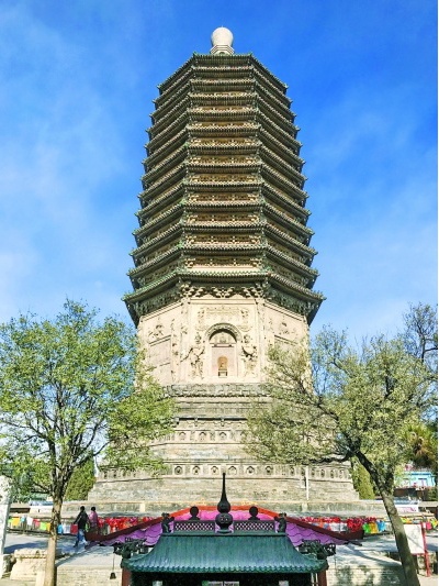 A scenic view of Beijing Xicheng Tianningsi Ta