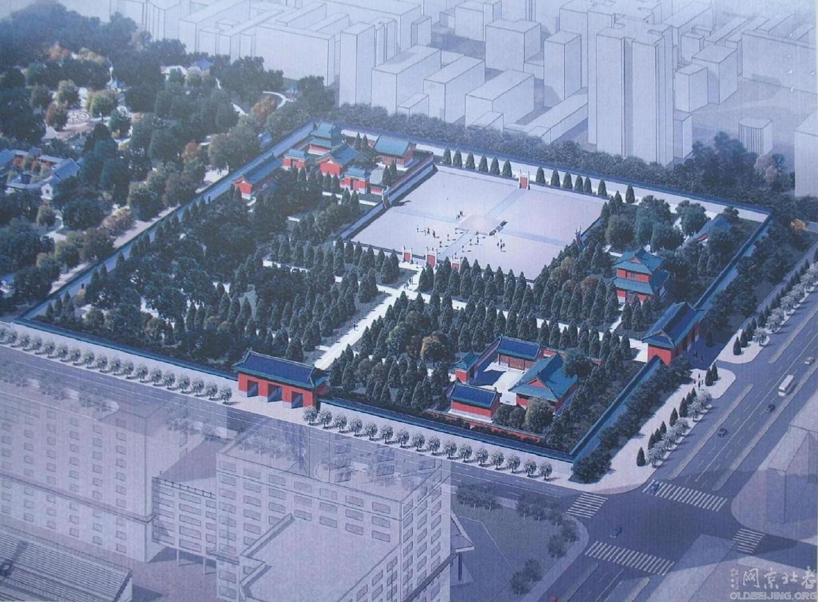 A scenic view of Beijing Xicheng Yuetan