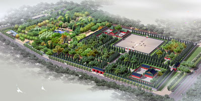 A scenic view of Beijing Xicheng Yuetan
