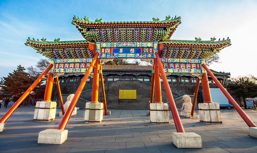 A scenic view of Beijing Xicheng Zhongnanhai