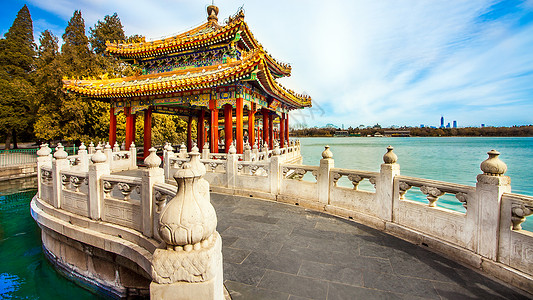 A scenic view of Beijing Xicheng Zhongnanhai