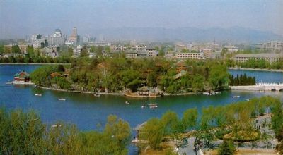 A scenic view of Beijing Xicheng Zhongnanhai