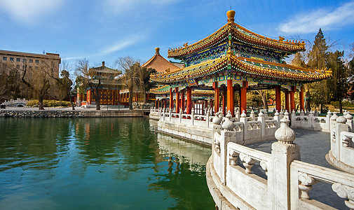 A scenic view of Beijing Xicheng Zhongnanhai