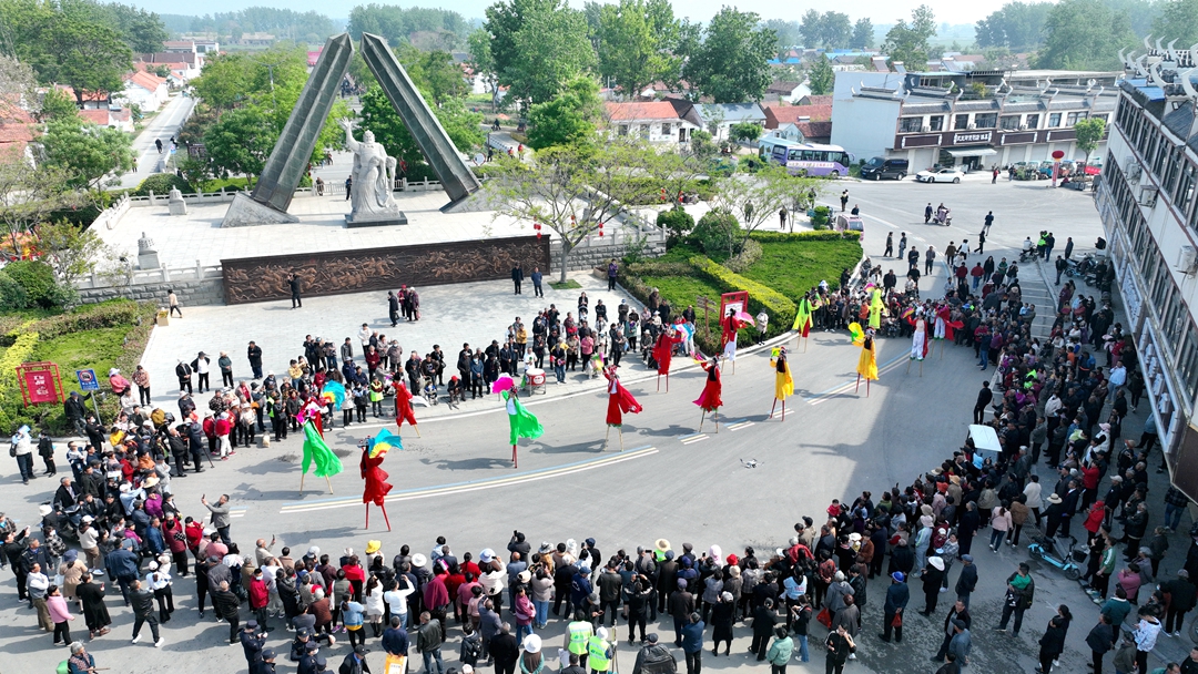 A scenic view of Bengbu Gaixia Yizhi