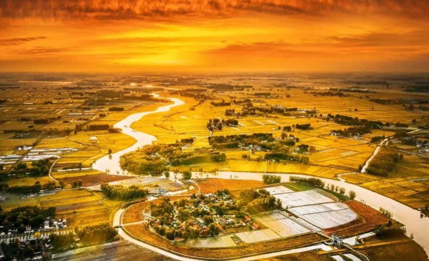 A scenic view of Bengbu Gaixia Yizhi