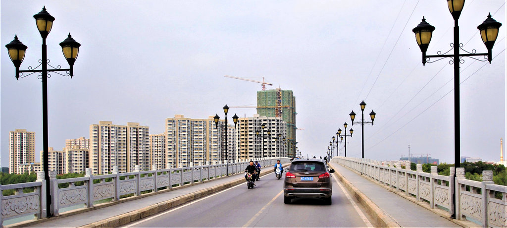 A scenic view of Bengbu Guohe Yiqiao