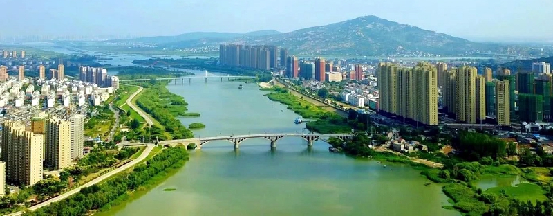 A scenic view of Bengbu Guohe Yiqiao