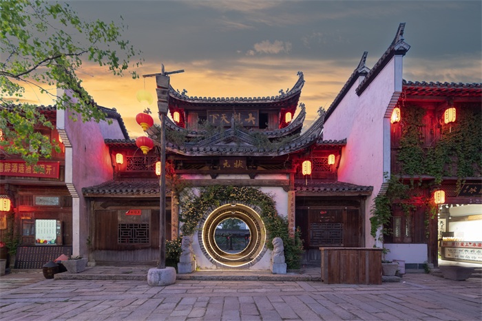 A scenic view of Bengbu Huaiyuan Jiaohui Jianzhu Jiuzhi
